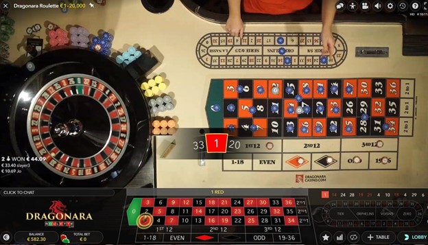 Dragonara Roulette là gì? Khám phá trò chơi sòng bạc trực tiếp nổi tiếng tại 8xbet